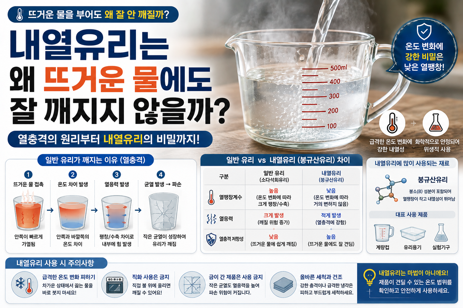 내열유리 열충격의 원리와 비밀